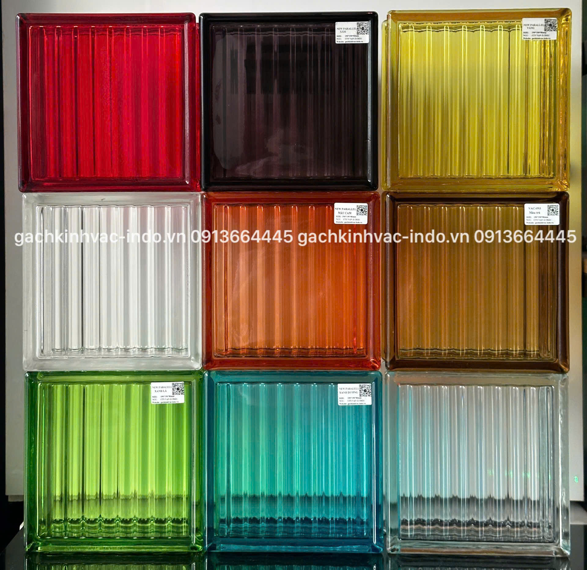 Gạch Kính New Parallel Màu